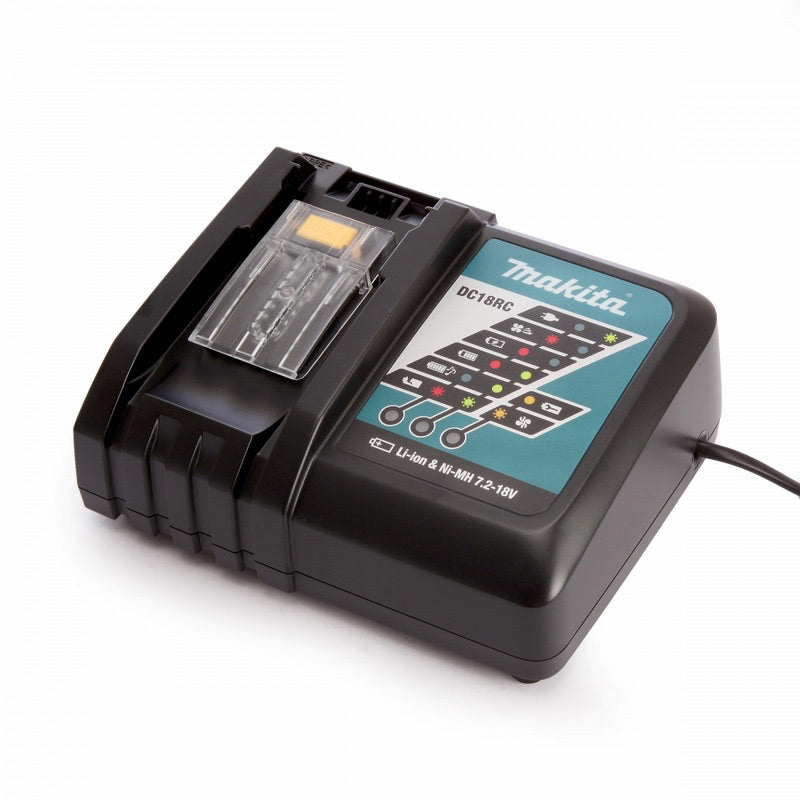 Makita DC18RC LXT Compact Charger (7.2V-18V) – Multi-Voltage Fast Charging Solution